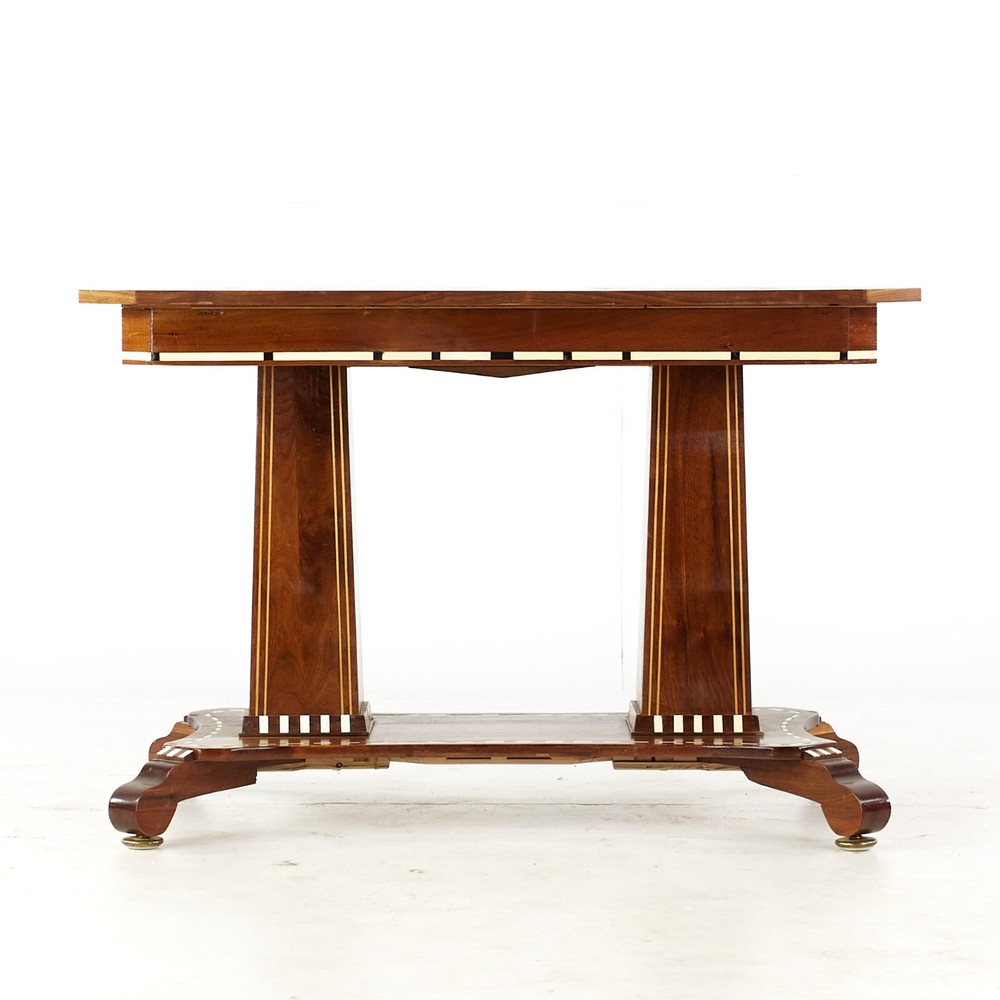 Pedestal Table with Inlay