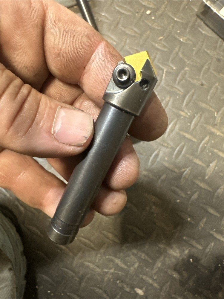 K-Tool Spot Drill SDCS-100 100° 1/2" OD Shank Indexable Carbide Drilling Insert
