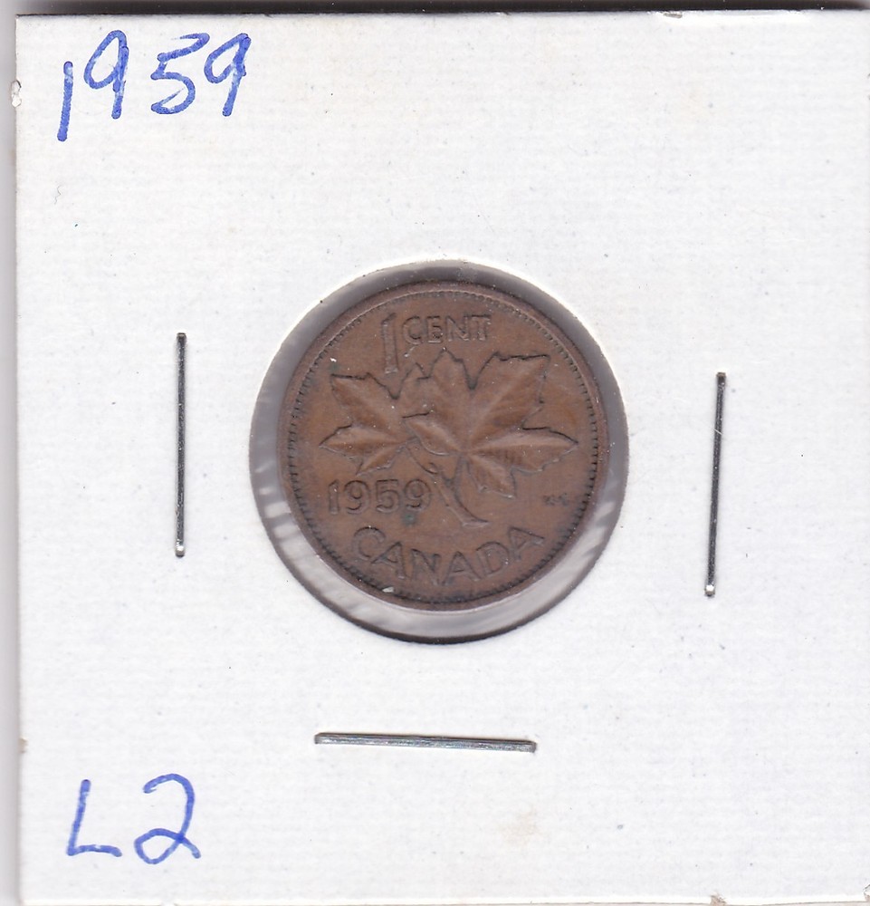 1959 Canada One Cent L2