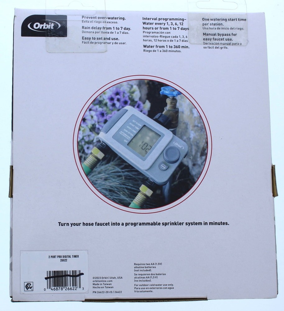 Orbit Pro Contractor Grade Watering Timer 2 Port