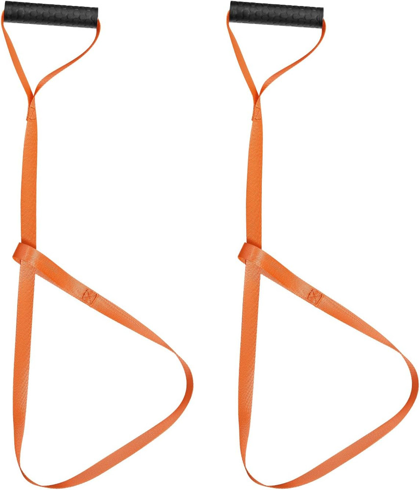 2 Pcs Deer Drag Harness Orange Puller Rope Hunting