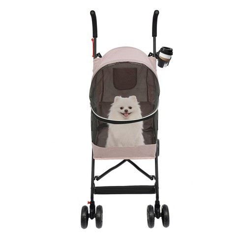 Foldable Small & Medium-sized Dogs Cats Pet Stroller Trolley Pet Travel Stroller