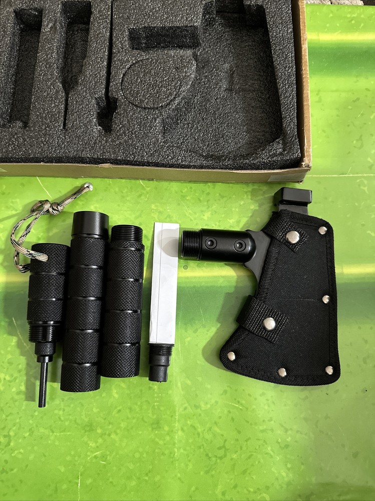 Survival Axe Kit Tactical Hatchet Camping Axe Sheath Survival Multi-tool Set