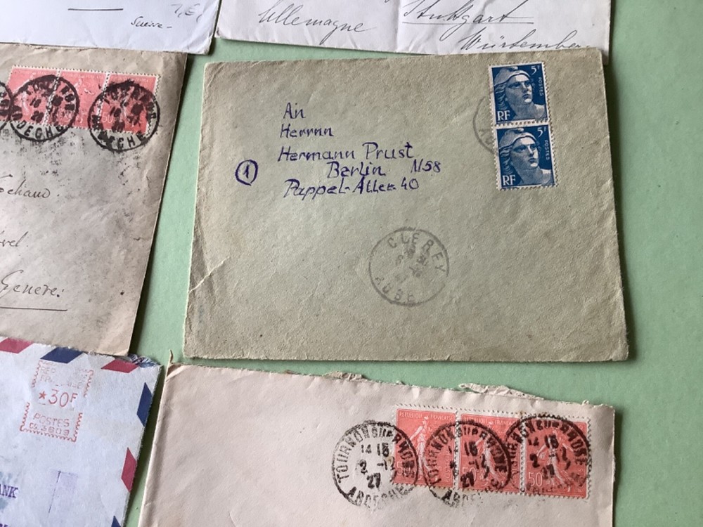 France covers 6 items Ref A1883