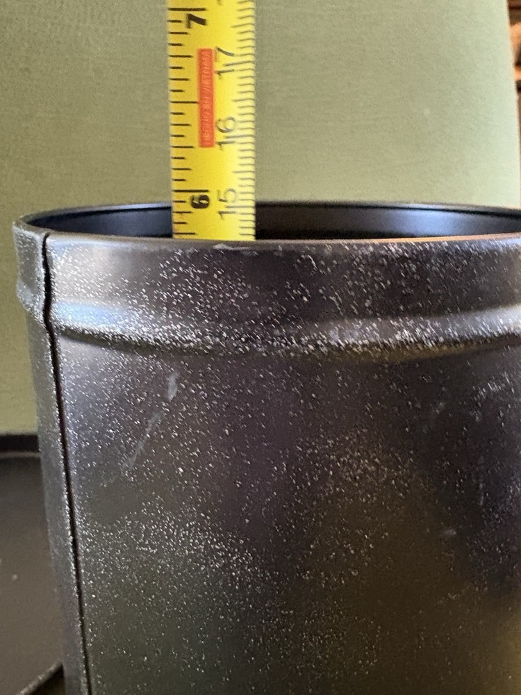 Witch And Cat Black Tin Container With Lid