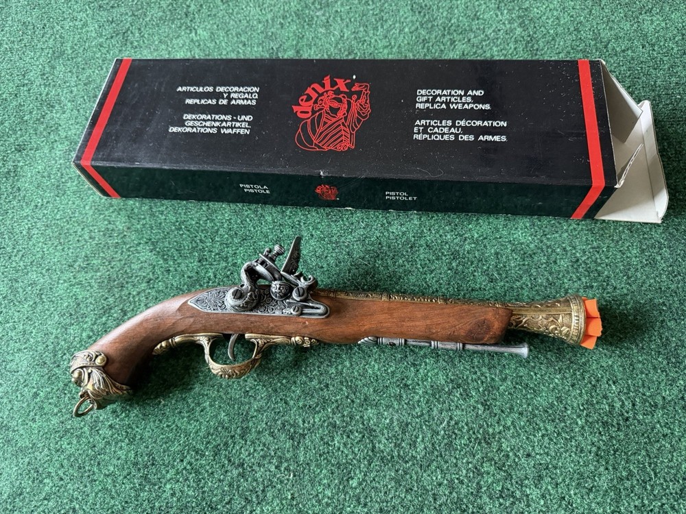 VINTAGE DENIX Flint Lock Pistol
