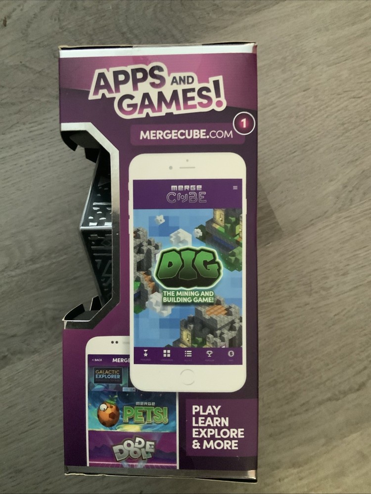 Merge Cube Hold Hologram Virtual Game Toy