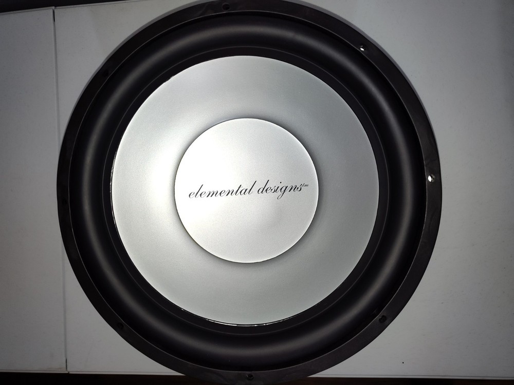 Elemental Designs 190.v2  18"                 2ohm, Infinite Baffle Subwoofer.
