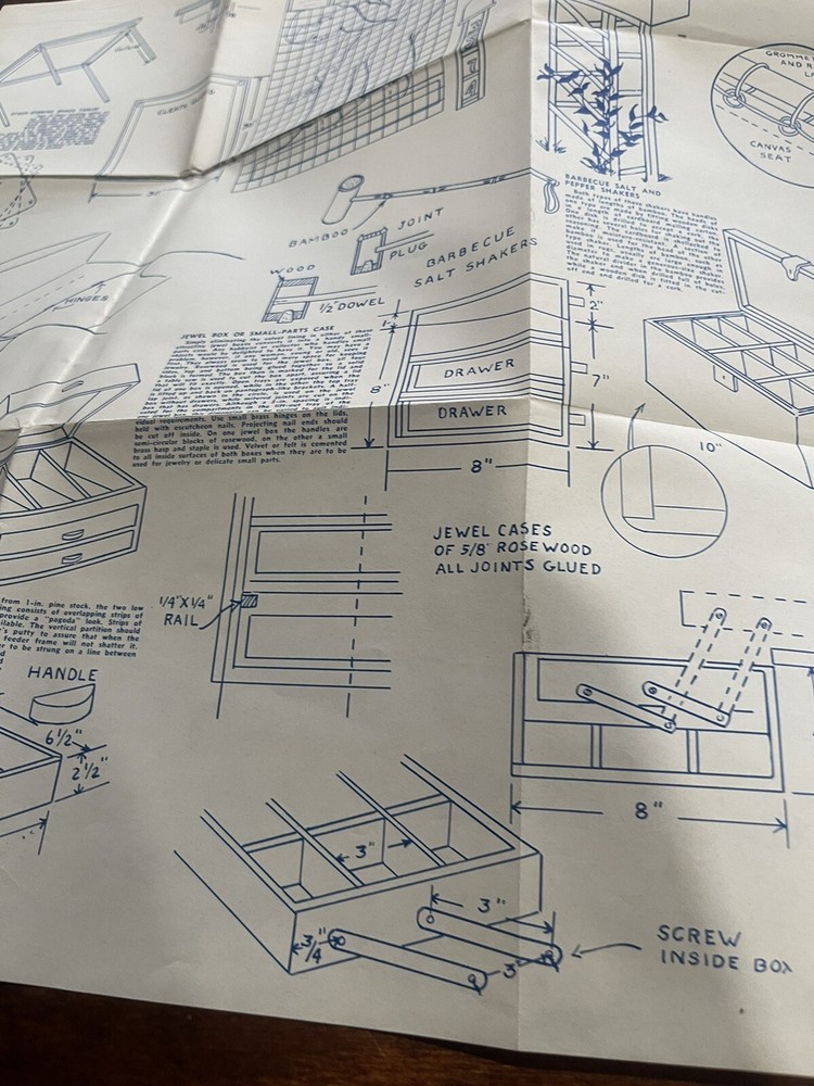 Vintage Handcraft Pattern Sheet #10