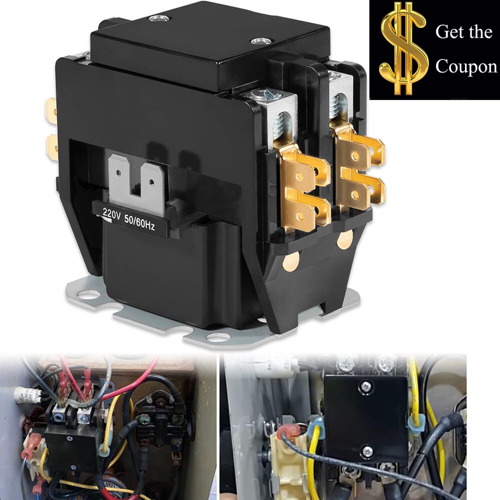 Contactor 2 Pole 220V for Hayward Comfortzone H-Series C-SPA XI CZXCON3645