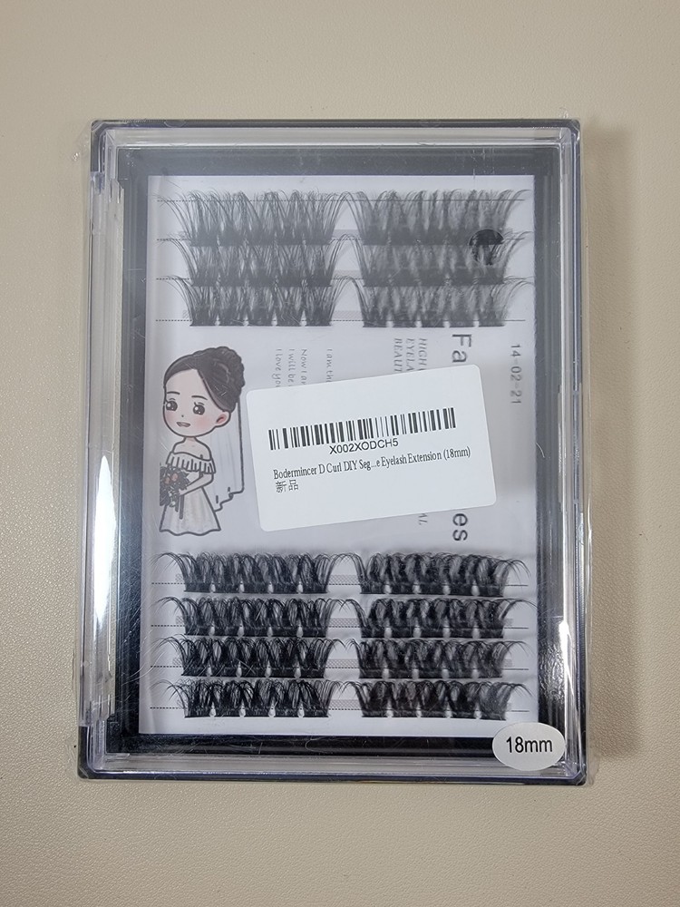 Bodermincer 70pcs D Curl DIY Segmented Cluster Eyelash Extension Natural Home...
