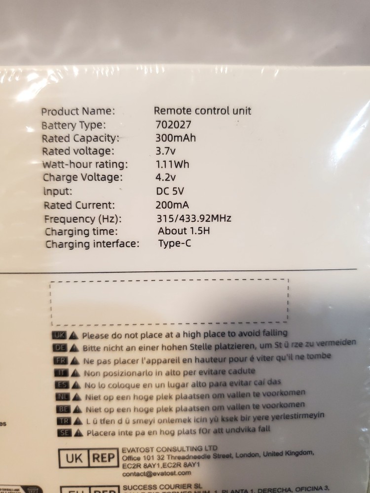 Remote Control Page Turner Works With Any E-reader With A Touch Screen White