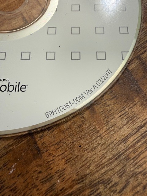 T Mobile Wing Getting Started CD Compact Disc User Manual Windows Mobile 2007