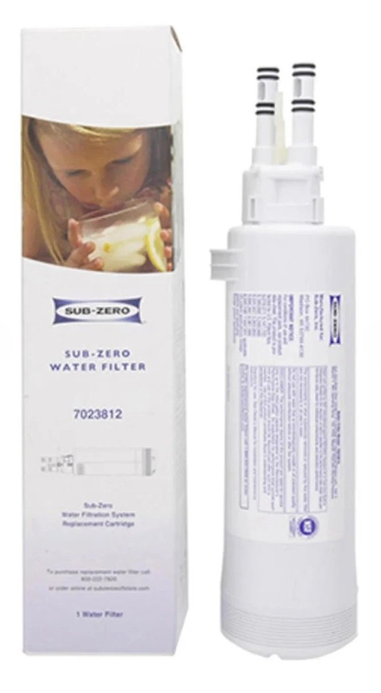 3 Pack Sub-Zero 7023812 Refrigerator Ice & Water Filter