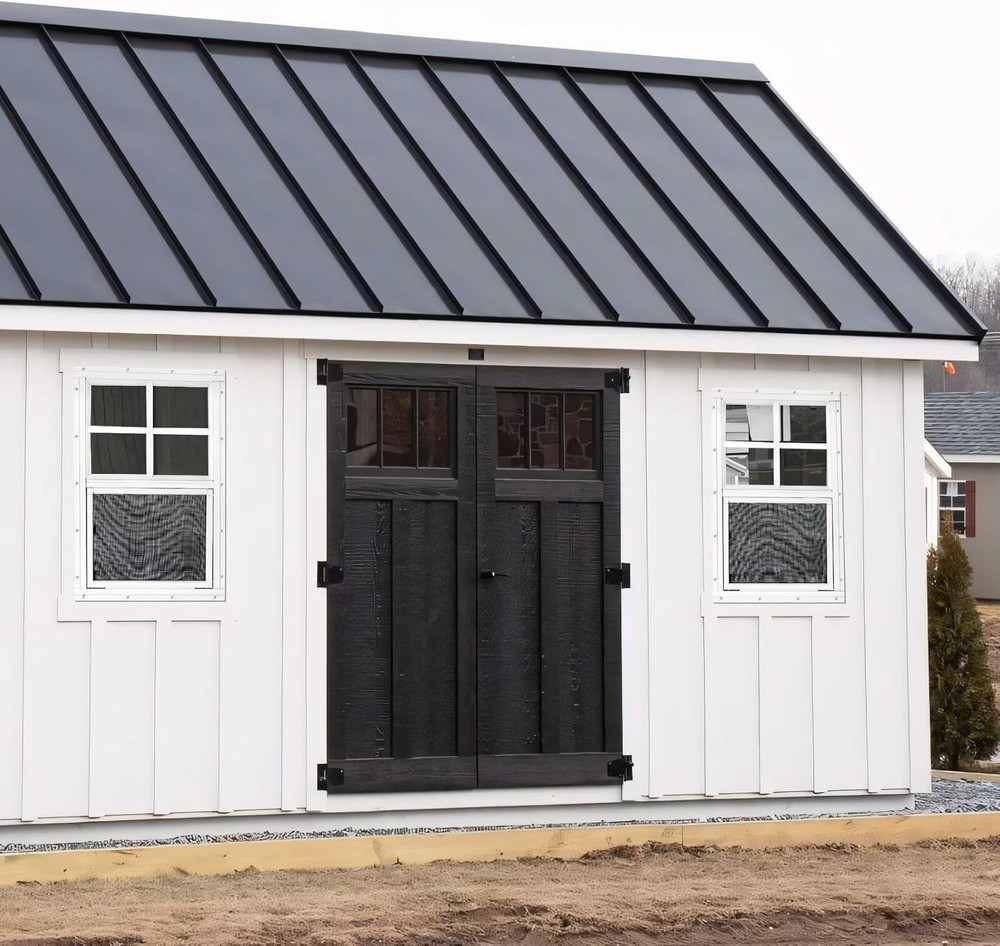 2 Pack Shed Windows,14" x 21" Small Sliding Windows,Flush Mount Windows with ...