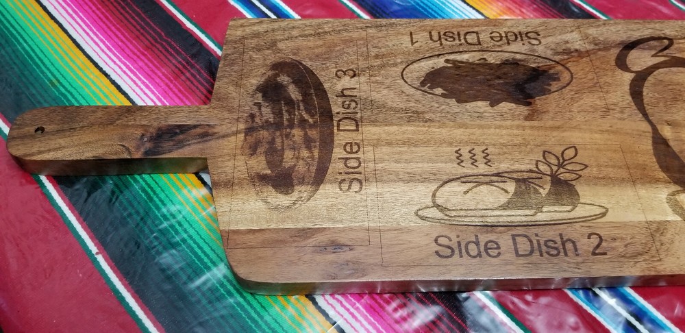 large wooden cutting board