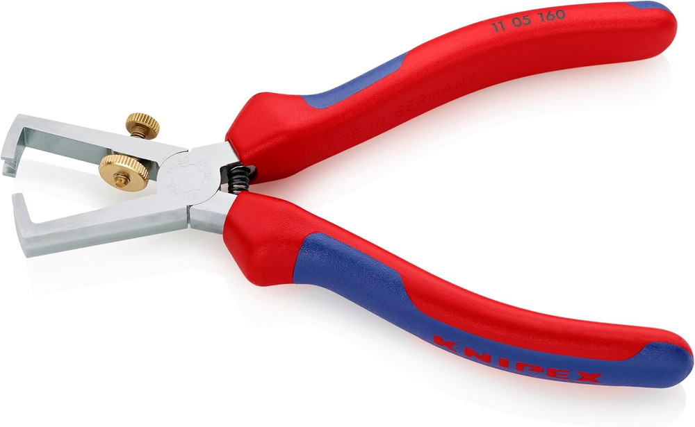 - End-Type Wire Stripper, Chrome, Multi-Component (1105160), 6.25