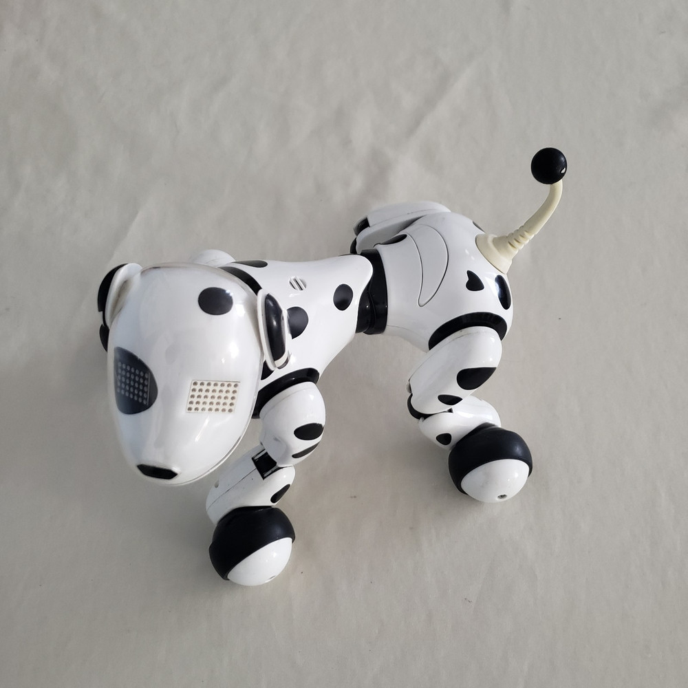 Zoomer SPINMASTER Interactive Black & White Robot Dalmatian Dog VIDEO