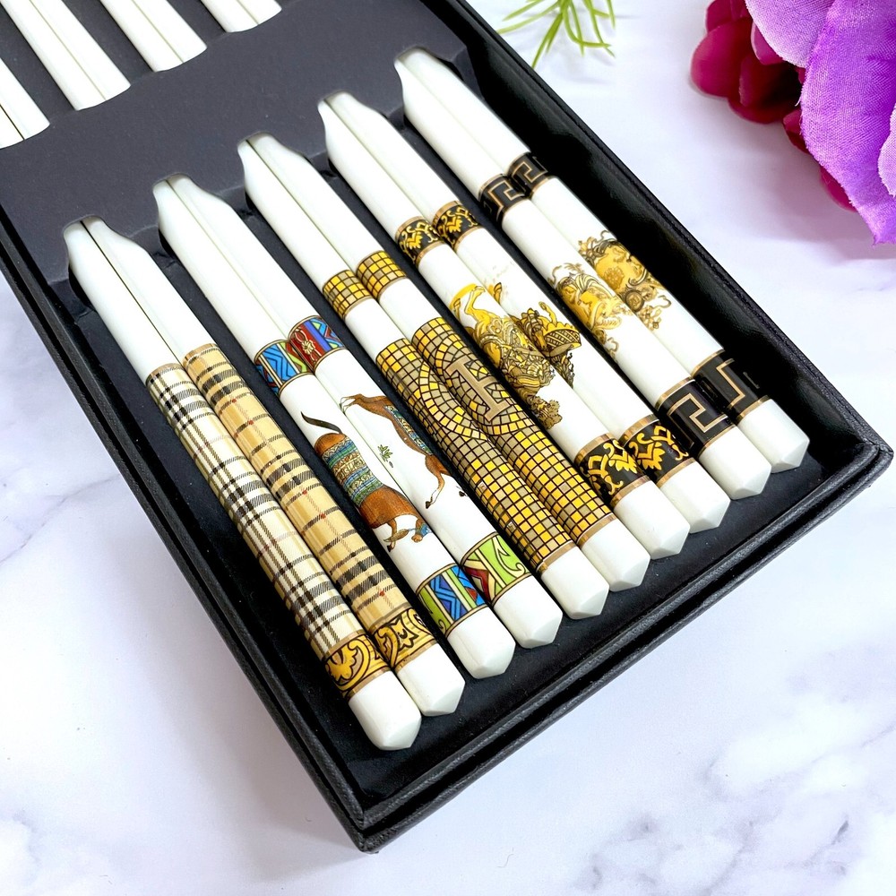 Gift Ceramic Chopsticks Porcelain 5 Pair Set