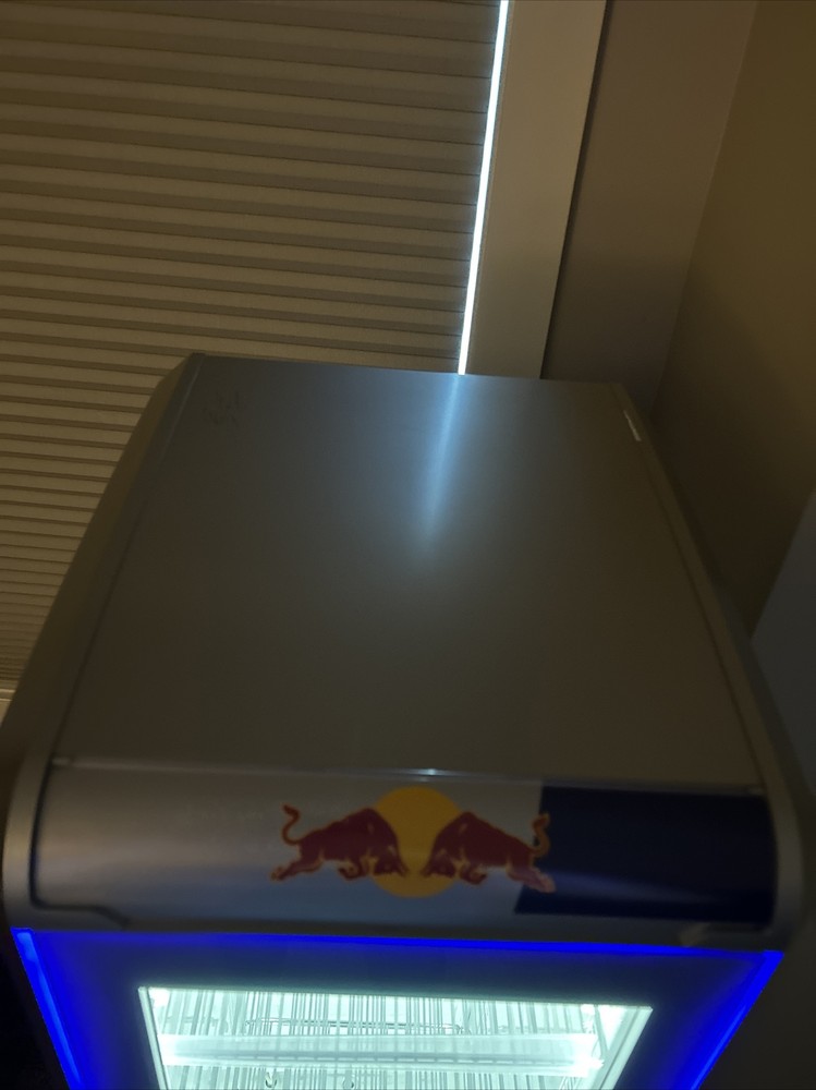 red bull fridge
