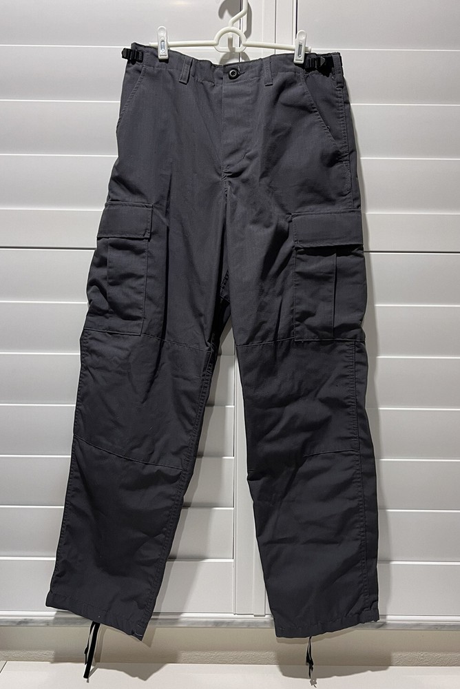 TRU-SPEC MILITARY COMBAT TACTICAL CARGO PANTS SMALL REGULAR Grey Gray