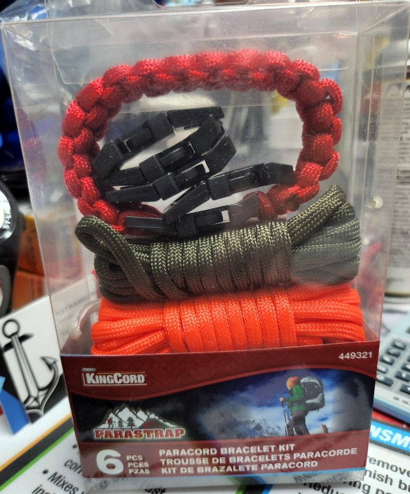 Paracord 6pc Bracelet Kit 449321 NEW
