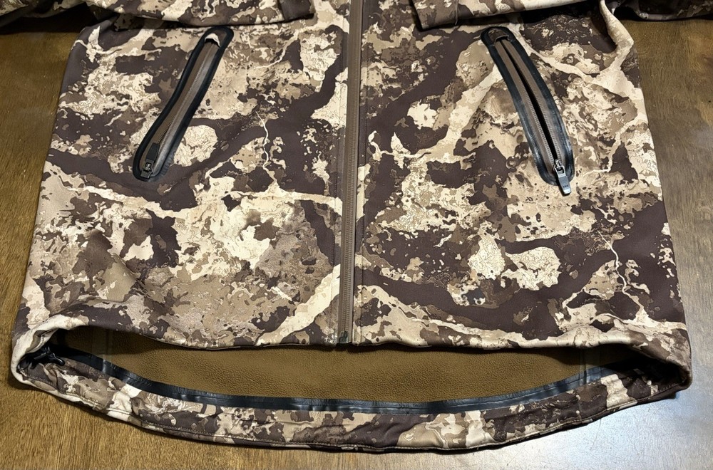 First Lite North Branch Jacket Cipher Camo Mens Medium Outer Layer Hunting