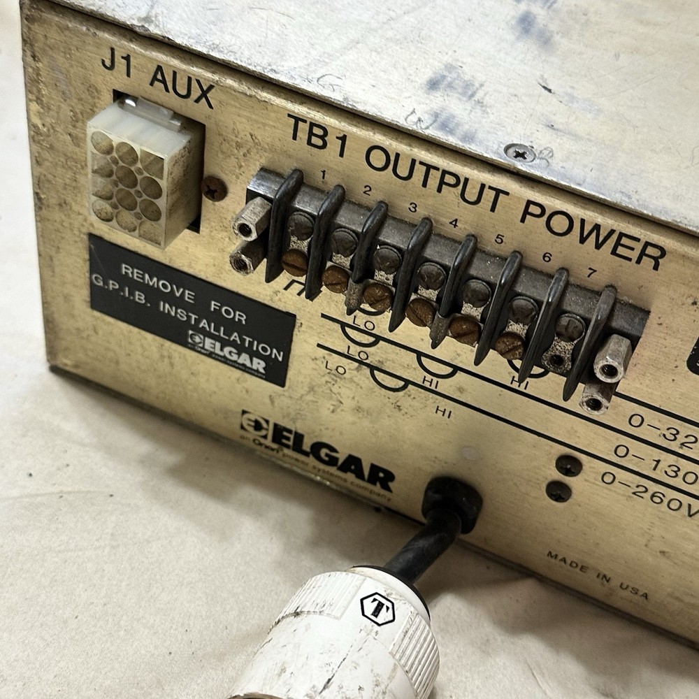 Elgar Corp Model 251B Series 400 Fixed Frequency Oscillator AC Power Source