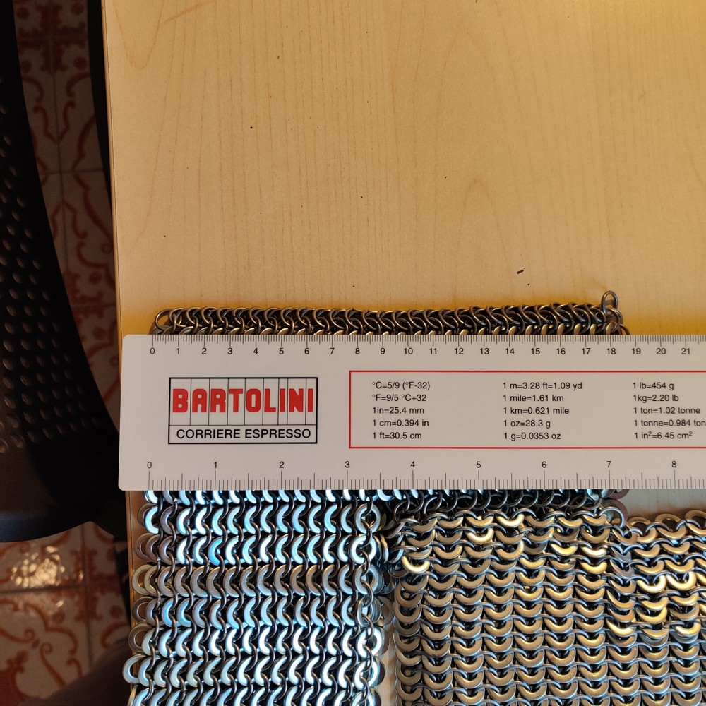 special construction knitting cotta - chain mail special construction