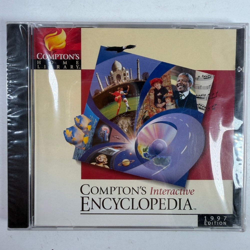 Compton's Interactive Encyclopedia 1997 Edition CD-ROM Software Sealed