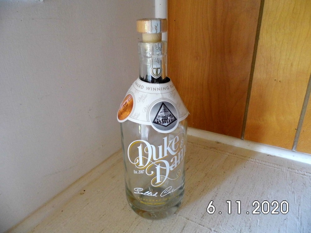 Duke & Dame Salted Caramel Bottle Empty 750ml