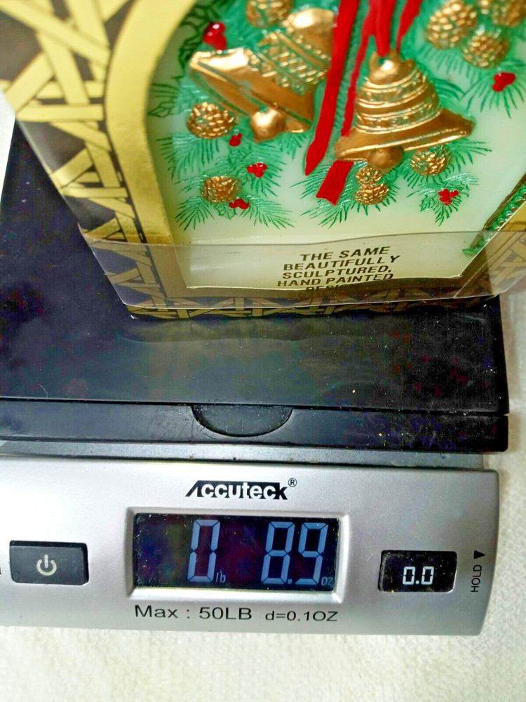 5"IN VINTAGE CHRISTMAS CANDLE