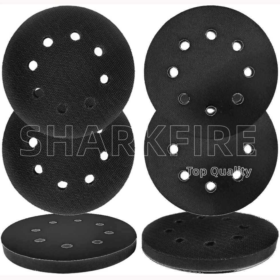 6" Hook & Loop Foam Interface Buffer Backing Pad for Sanding Pads Sanding Disc