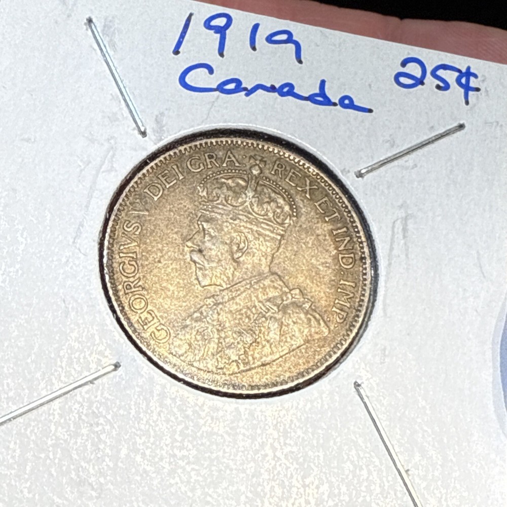 1919 Canada 25 Cents