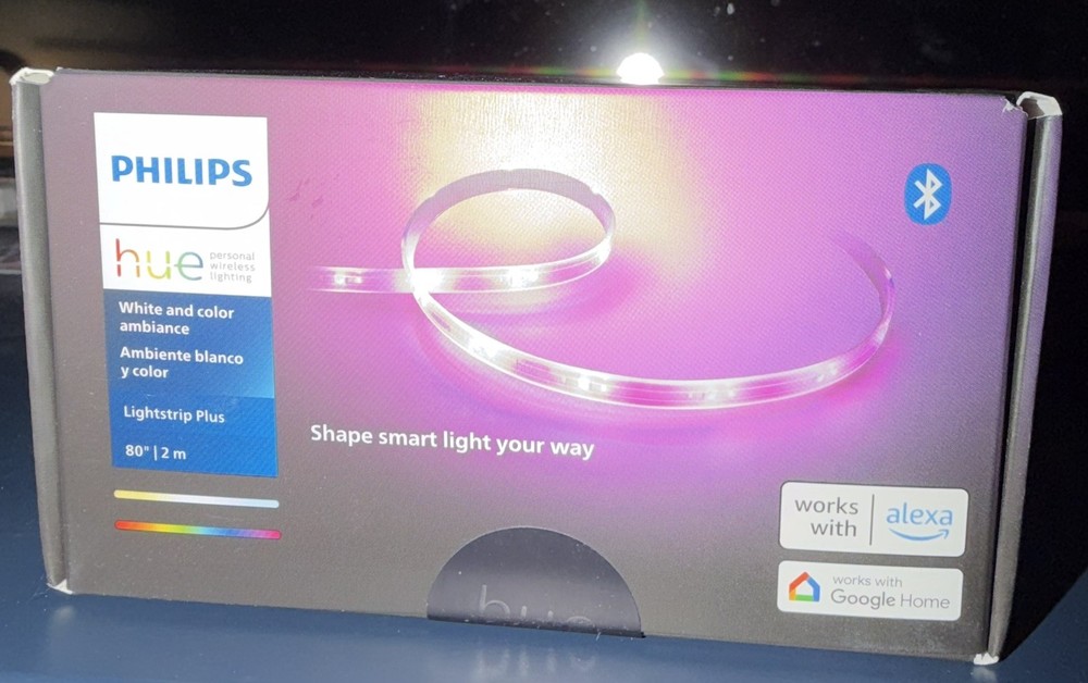Sealed: Philips Hue Bluetooth Smart Lightstrip Plus 2m/6ft Base Kit