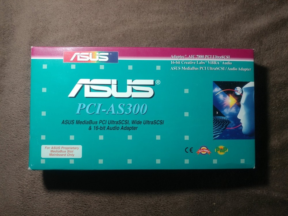 ASUS PCI-AS300 MediaBus Adaptec SCSI + Creative Audio Controller
