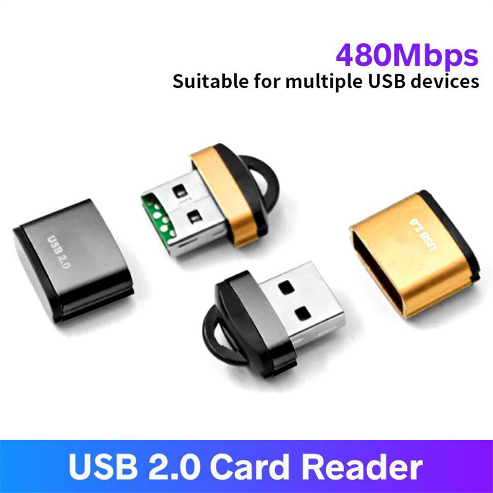 Memory Card Reader To USB 2.0 Adapter for Micro SD SDXC SDHC TF Memory Card