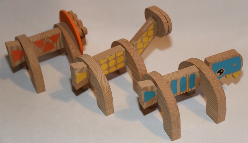 3D Foam Puzzle Animals 3 Animals - Excellent Condition