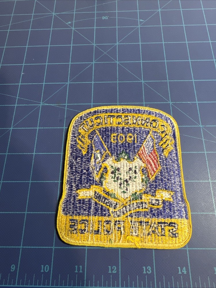 Connecticut State Police Department Patch, NOS