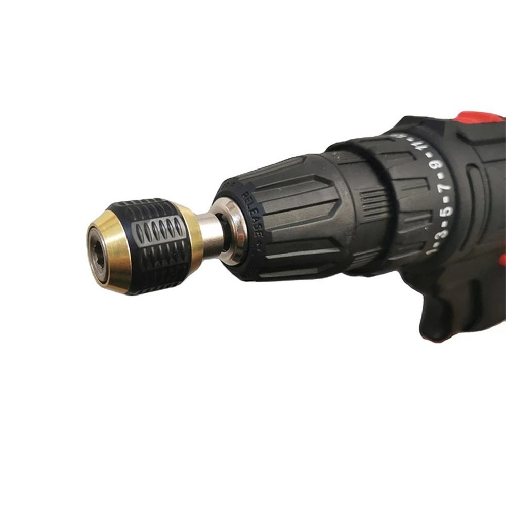 50mm 1/4 In Hex Handle Quick Coupling Drill Bit Quick Change Adapter Converter