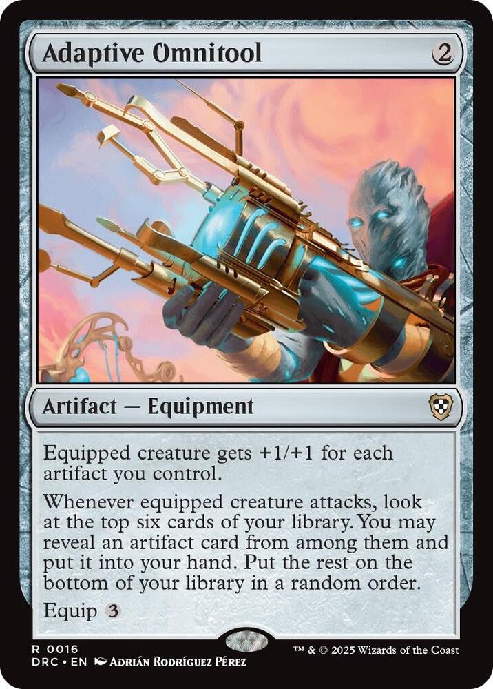 Adaptive Omnitool 0016 MTG Commander: Aetherdrift Rare NP