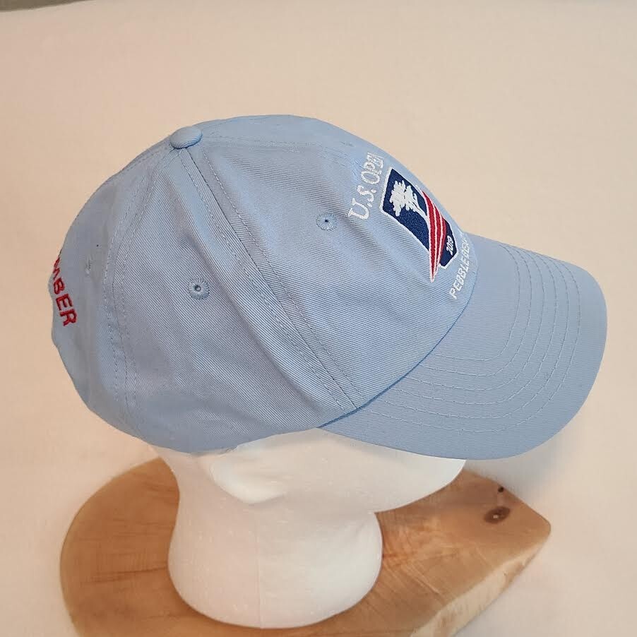 2019 Pebble Beach US Open Golf Hat Light Blue USGA Member Strapback OSFM