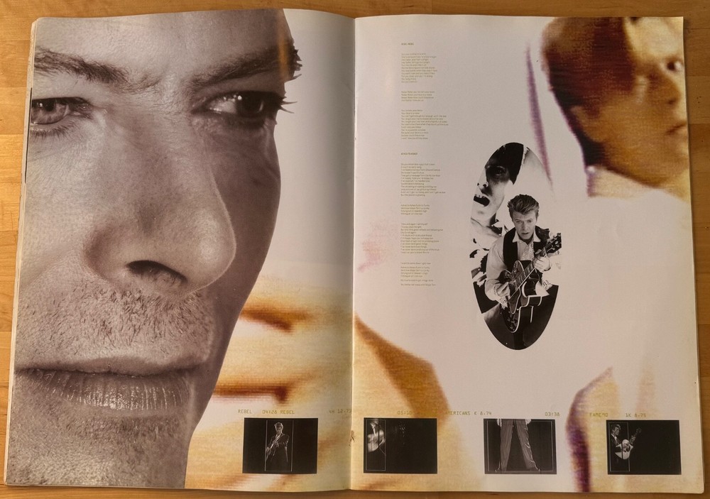 David Bowie Sound And Vision Tourl Official Program 1990