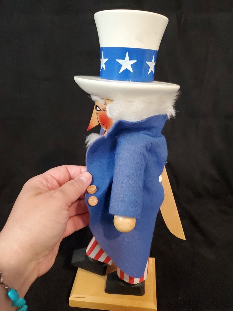 Nutcracker Full Size Uncle Sam w/ Sword - Made West Germany Fireworks Festivals