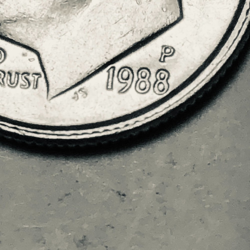 1988 p Roosevelt dime