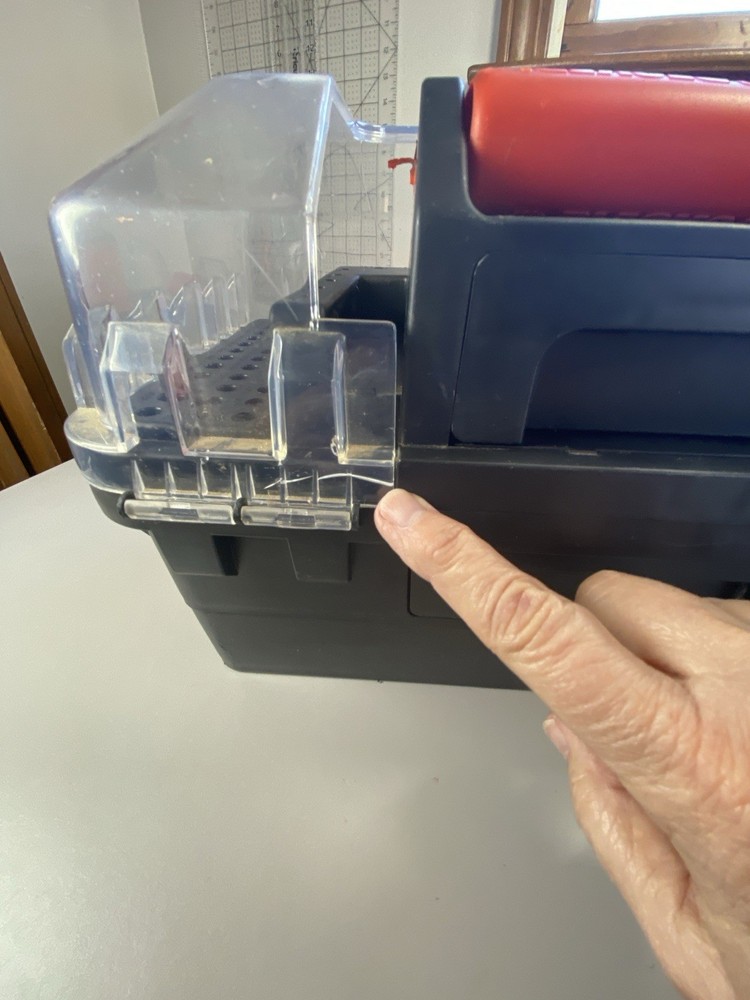 RARE FIND: Black & Decker Drill Accessory Storage Organizer Box Bits, Hole Saw