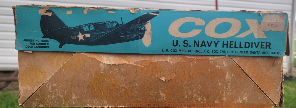 Rare Cox Navy Helldiver Sb2c .049 Thimble Drome