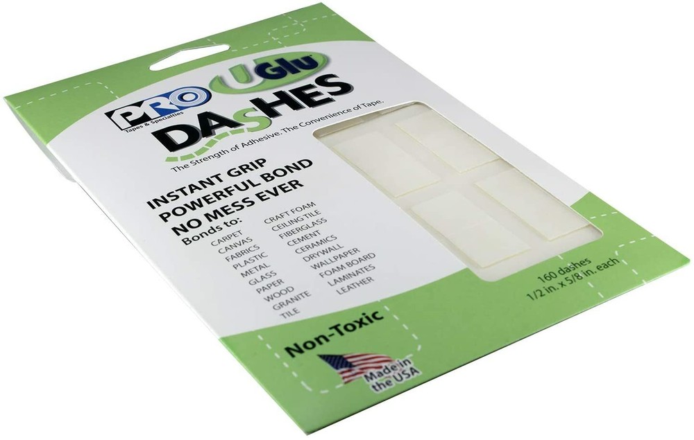 UGlu Dashes 160pc 1/2"x5/8"