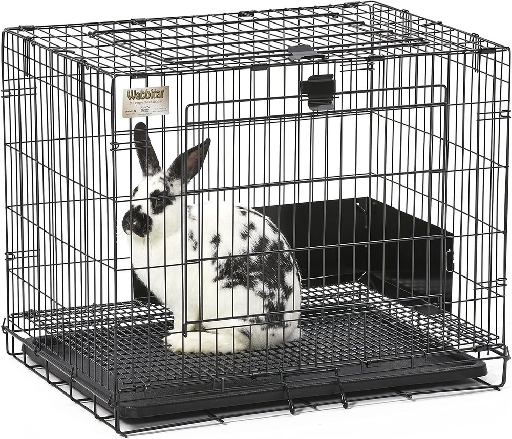 Rust-Resistant Small Animal Cage with Easy Access Doors – Ideal for Pet Rabbits