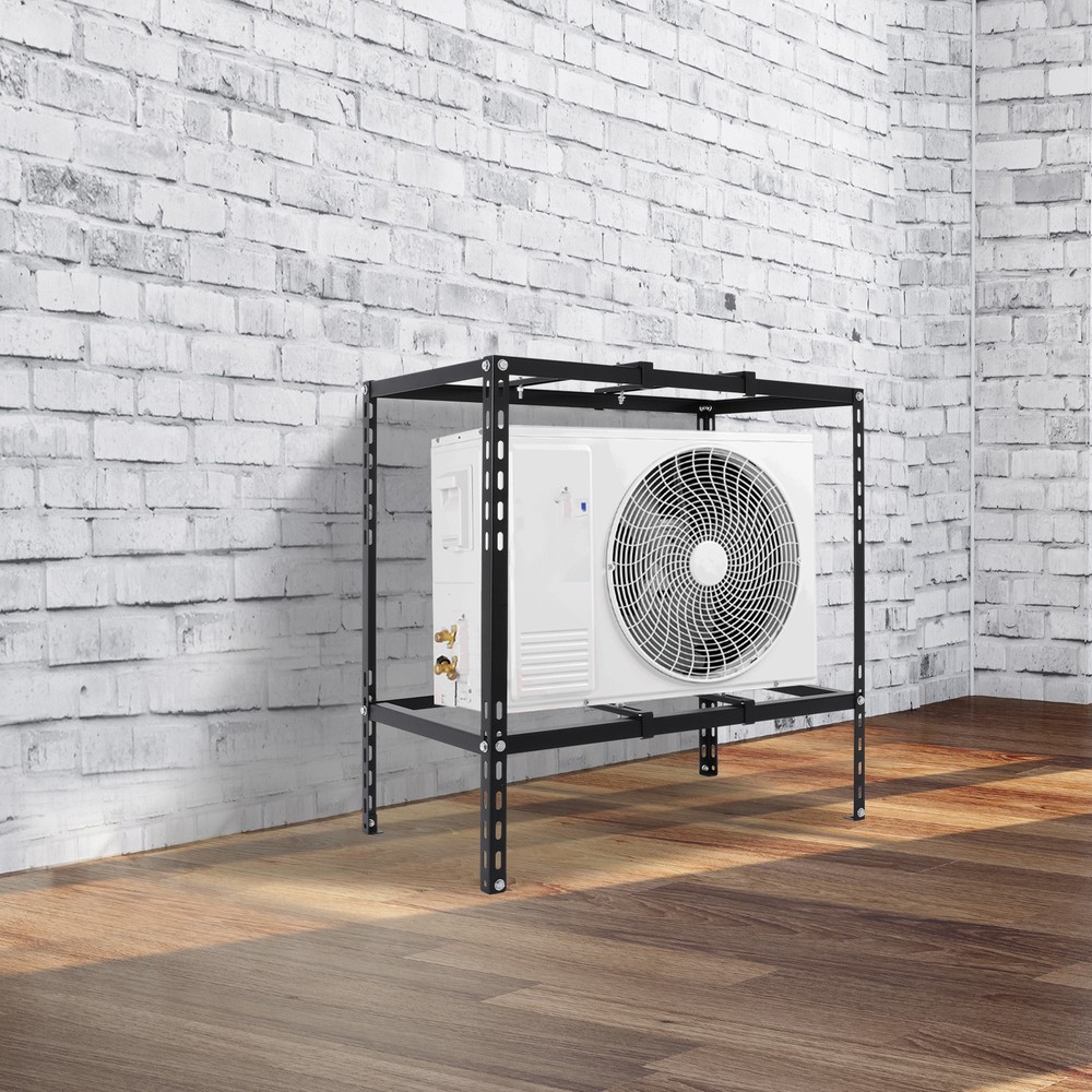 Air Conditioner Unit Support Bracket Black Stand Bracket Split Ground Bracket US